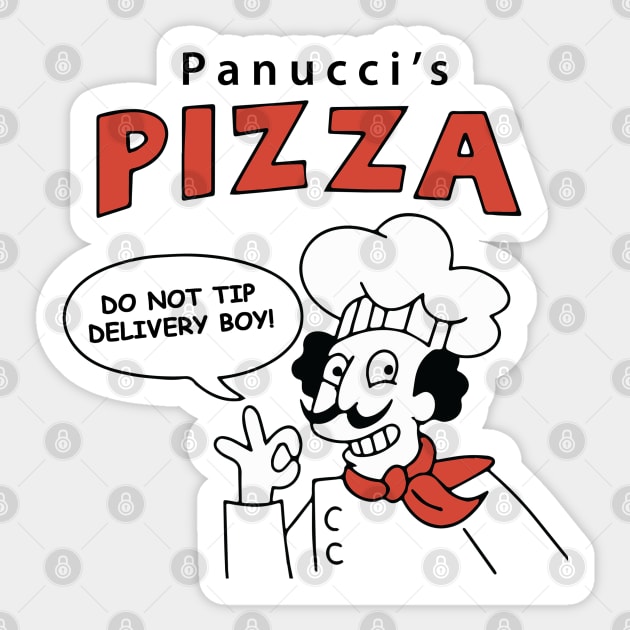 Panucci's Pizza Sticker by fandemonium